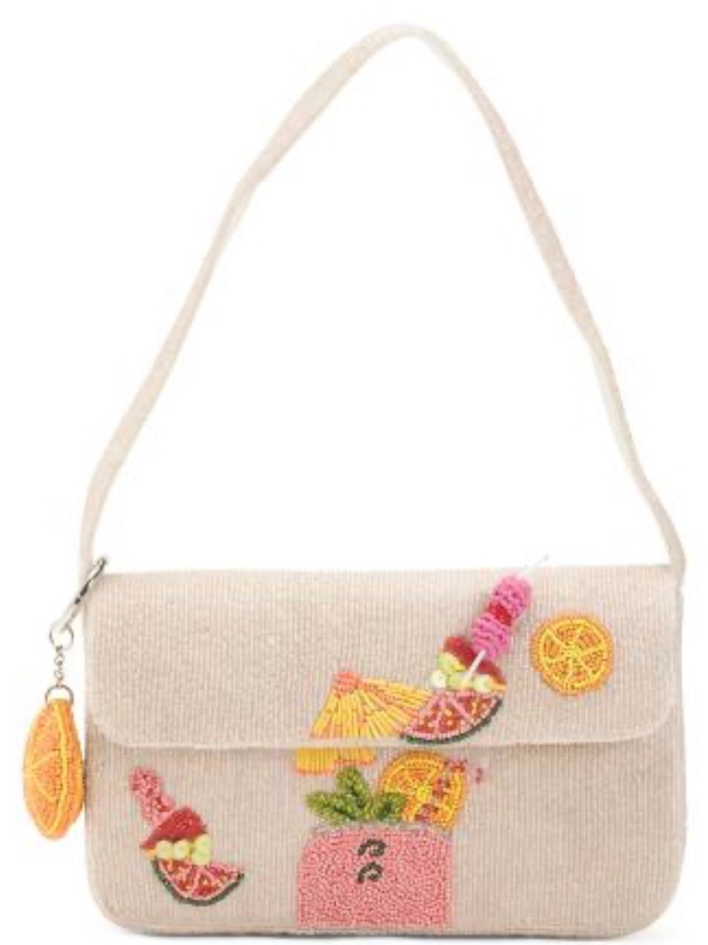 *NWT* MADE IN INDIA
beaded berry blossom bag